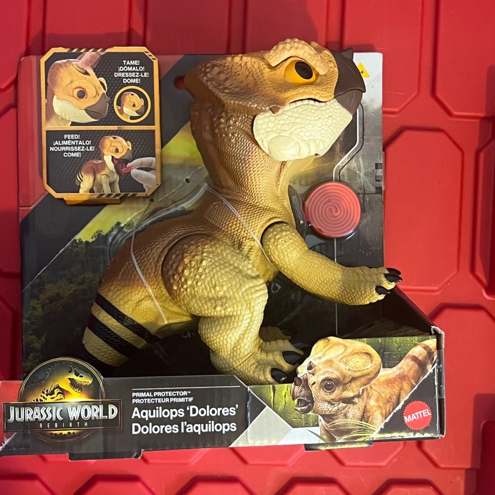 NWT Mattel Jurassic World Aquilops Dinosaur Figure - Dolores